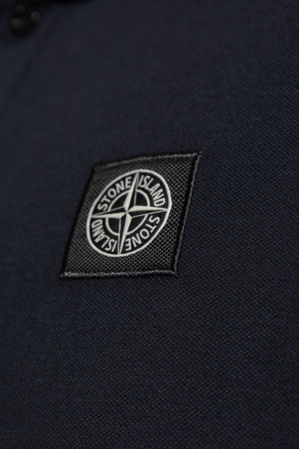 Stone Island NAVY BLUE Polo with logo 5