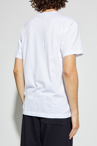 Stone Island WHITE T-shirt with logo 4