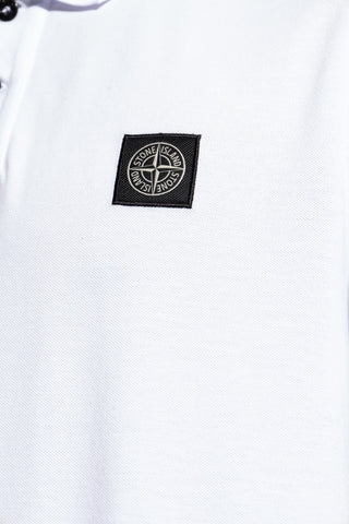 Stone Island WHITE Polo with logo 5