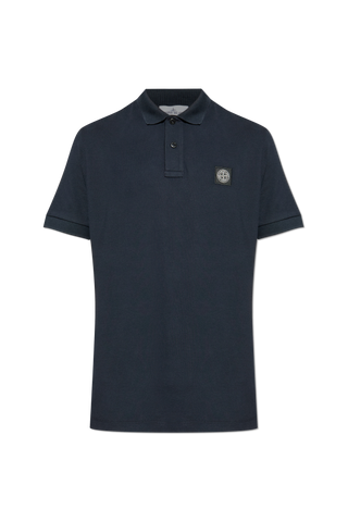 Stone Island NAVY BLUE Polo with logo 1