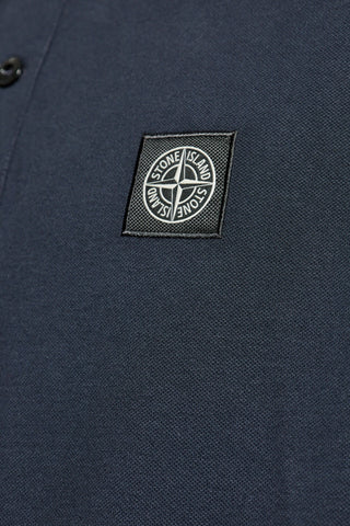 Stone Island NAVY BLUE Polo with logo 5