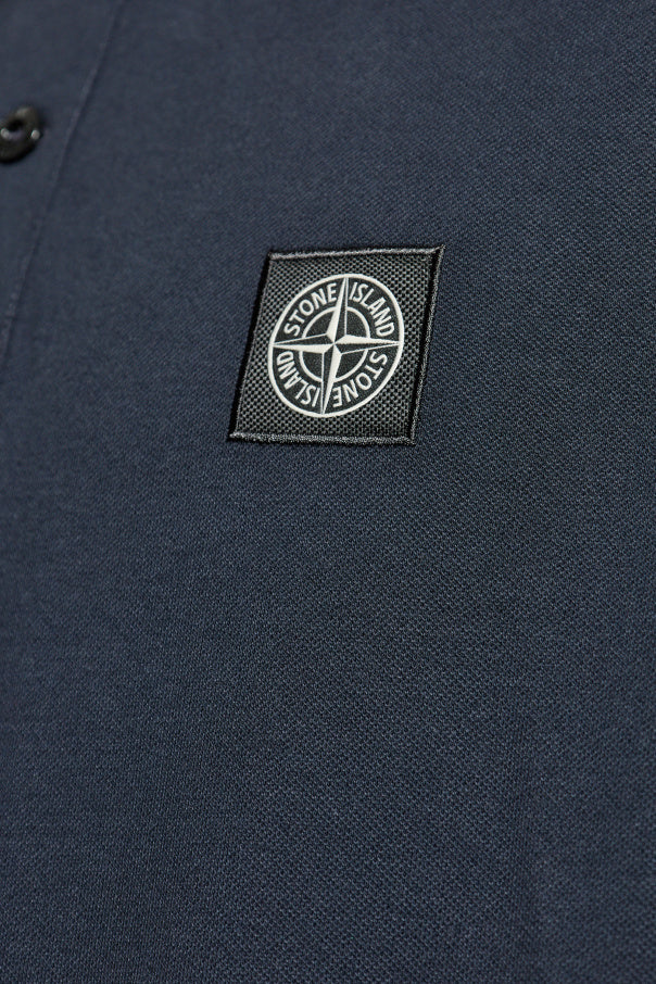 Stone Island NAVY BLUE Polo with logo 5