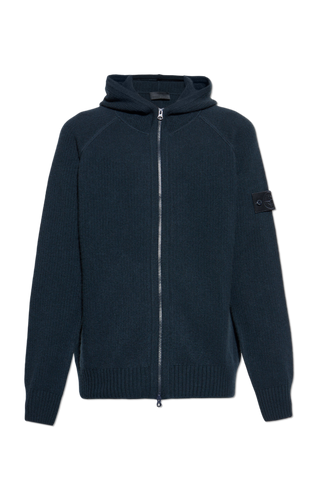 Stone Island NAVY BLUE Cashmere hoodie 1