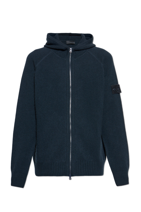 Stone Island NAVY BLUE Cashmere hoodie 1