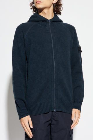 Stone Island NAVY BLUE Cashmere hoodie 3