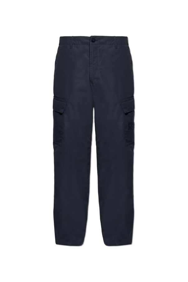 Stone Island NAVY BLUE Cotton trousers 1