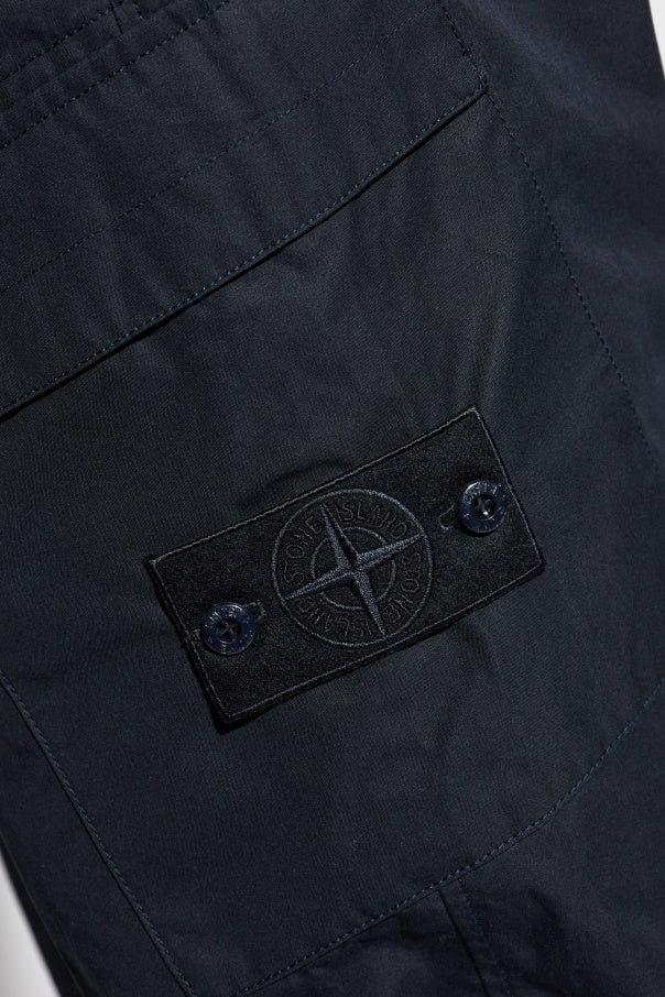 Stone Island NAVY BLUE Cotton trousers 5