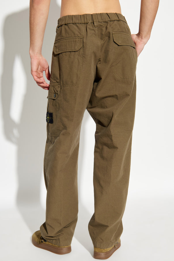 Stone Island BROWN Cargo trousers 4