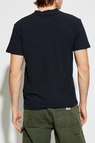 Stone Island BLACK T-shirt with logo patch 4