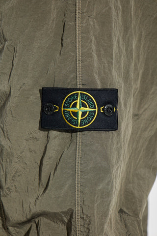Stone Island GREEN Trousers with logo 5