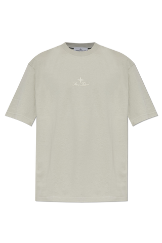 Stone Island GREY T-shirt with logo 1