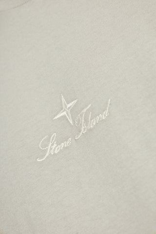 Stone Island GREY T-shirt with logo 5