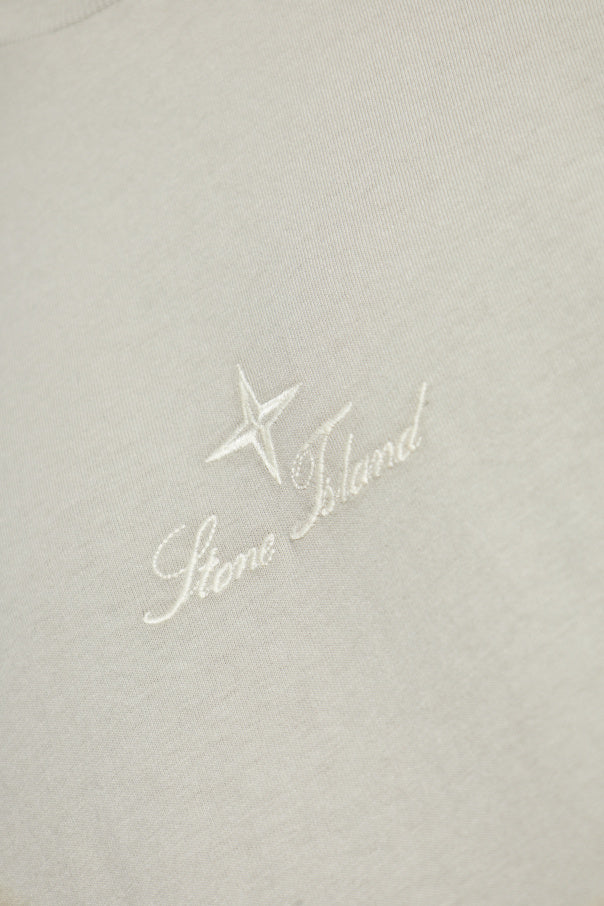 Stone Island GREY T-shirt with logo 5