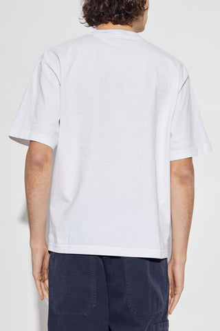 Stone Island WHITE T-shirt with logo 4