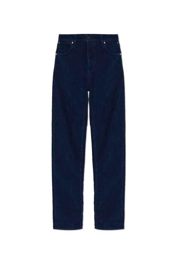 Stone Island NAVY BLUE Corduroy trousers 1