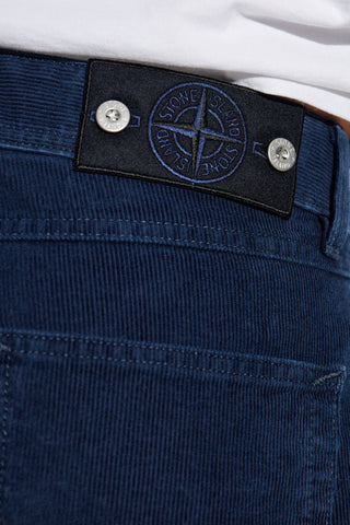 Stone Island NAVY BLUE Corduroy trousers 5