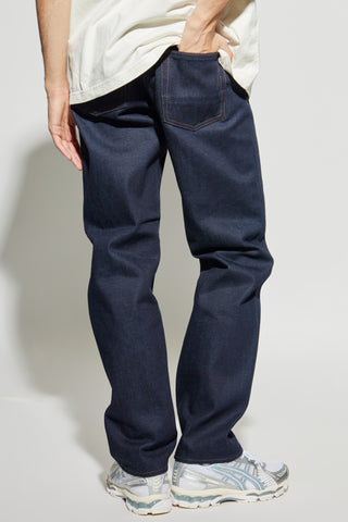 Stone Island NAVY BLUE Straight-leg jeans 4