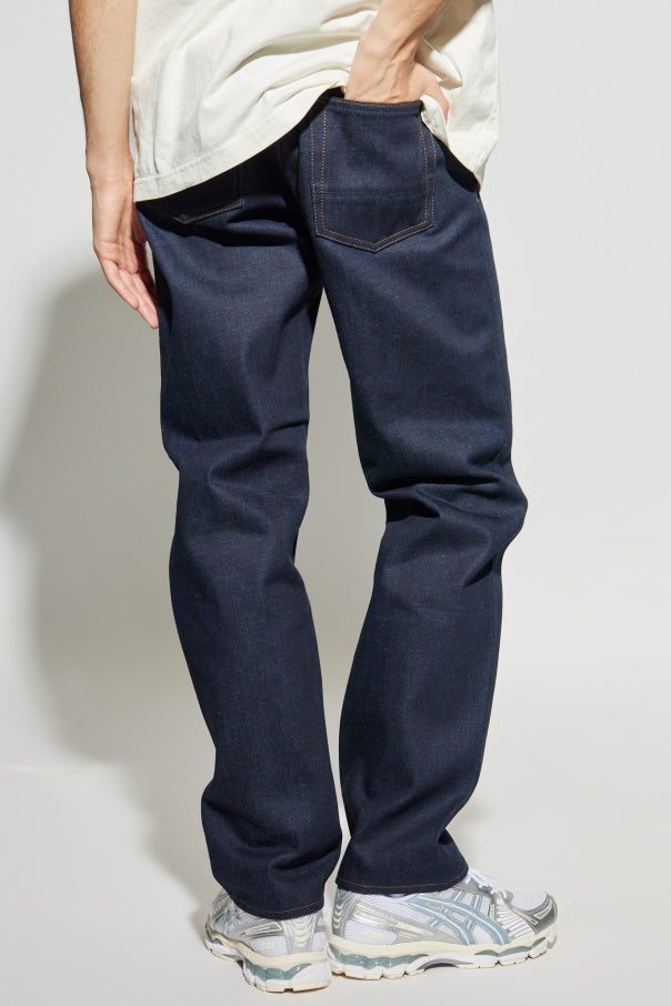 Stone Island NAVY BLUE Straight-leg jeans 4