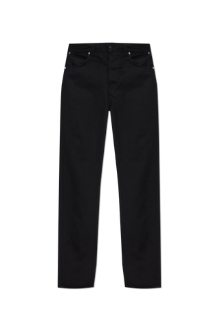 Stone Island BLACK Jeans with slightly tapered legs 1