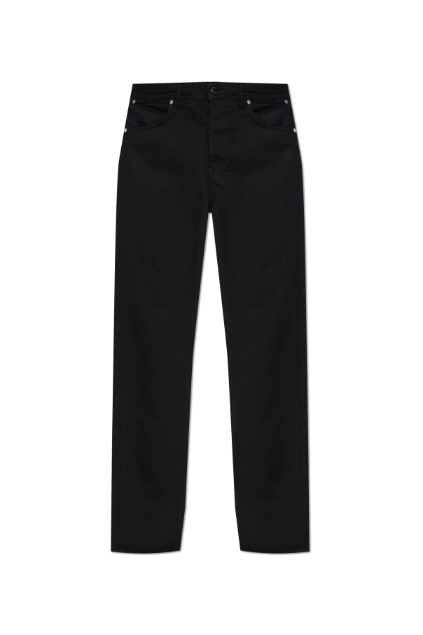 Stone Island BLACK Jeans with slightly tapered legs 1