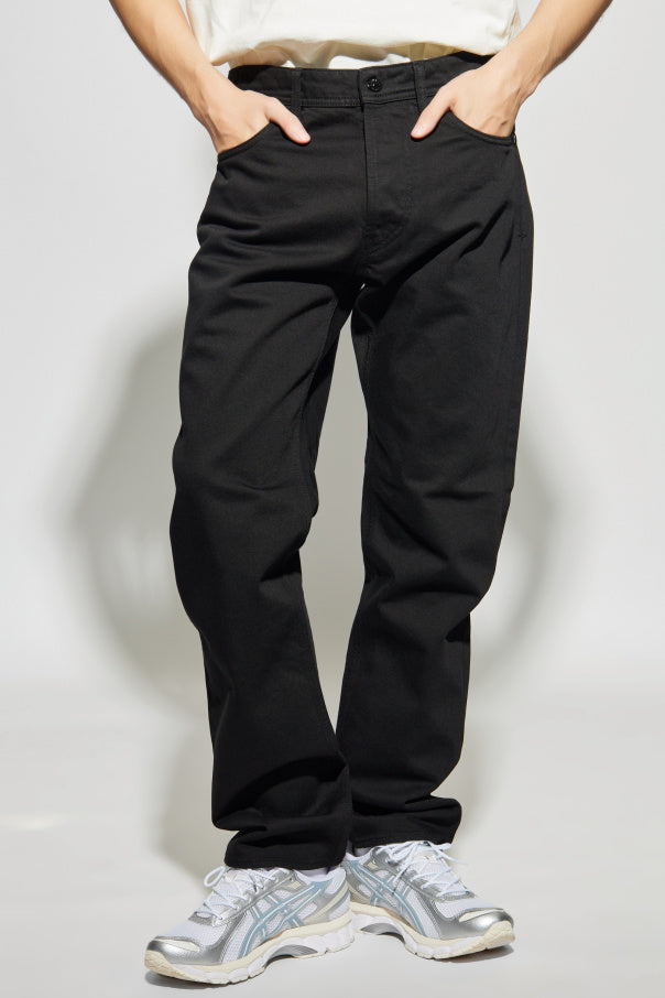 Stone Island BLACK Jeans with slightly tapered legs 3
