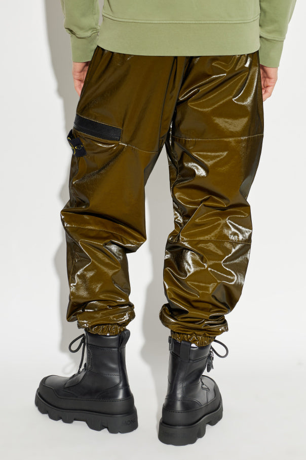 Stone Island GREEN Cargo trousers 4