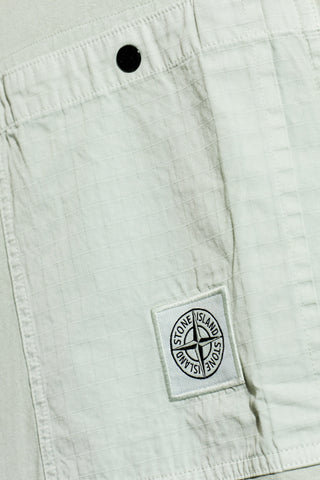 Stone Island GREEN T-shirt with pocket 5