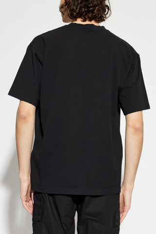 Stone Island BLACK T-shirt with logo patch 4
