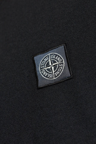 Stone Island BLACK T-shirt with logo patch 5