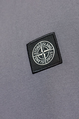 Stone Island GREY T-shirt with logo patch 5