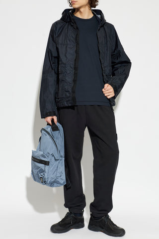 Stone Island NAVY BLUE T-shirt with logo patch 2