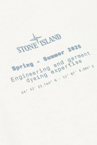 Stone Island cream T-shirt with print 5