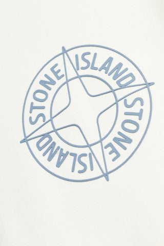 Stone Island cream Sweatshirt with printed logo 5