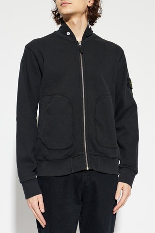 Stone Island BLACK Zip-up sweatshirt 3