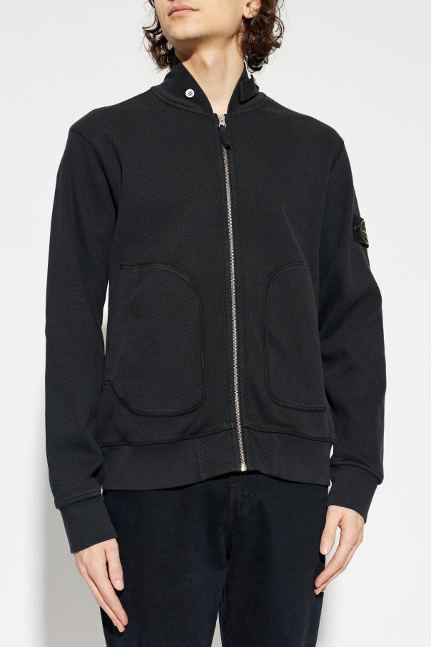 Stone Island BLACK Zip-up sweatshirt 3