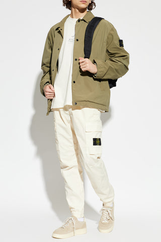 Stone Island cream Cargo trousers 2
