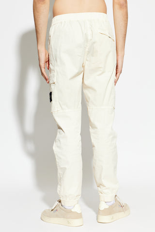 Stone Island cream Cargo trousers 4
