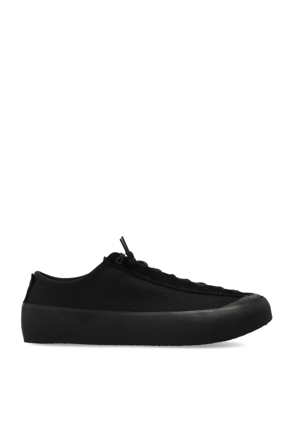 Stone Island BLACK Sports shoes with logo patch 1