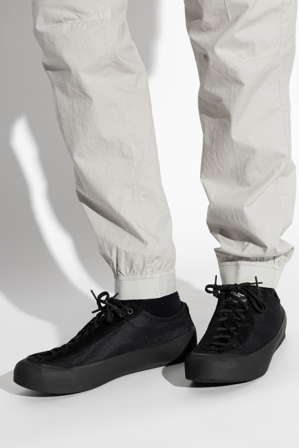 Stone Island BLACK Sports shoes with logo patch 2
