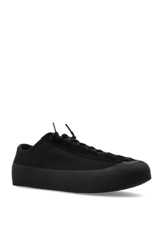 Stone Island BLACK Sports shoes with logo patch 4