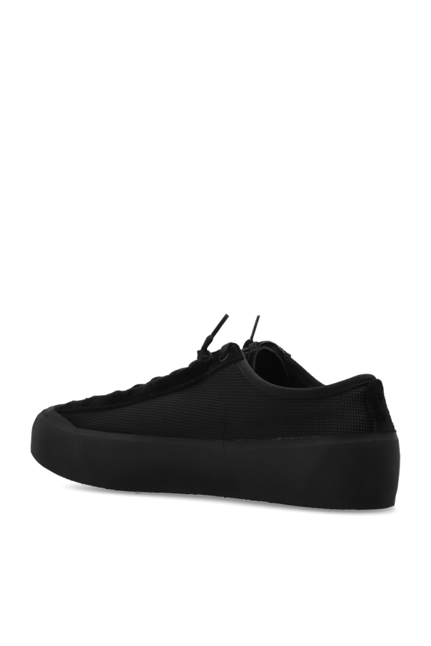 Stone Island BLACK Sports shoes with logo patch 5