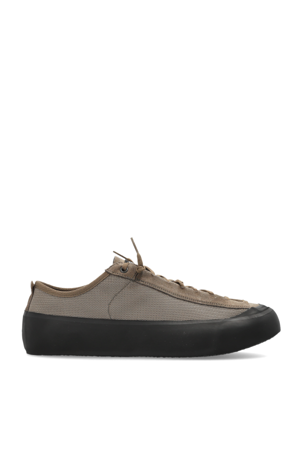 Stone Island GREY Sports shoes with logo patch 1