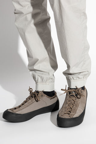 Stone Island GREY Sports shoes with logo patch 2