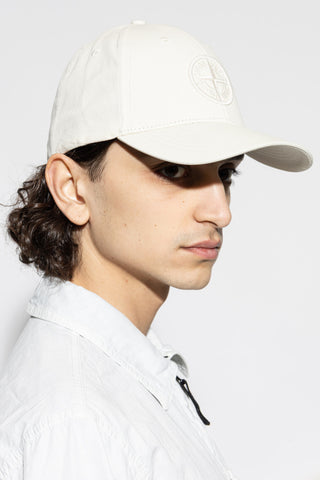 Stone Island cream Baseball cap 2