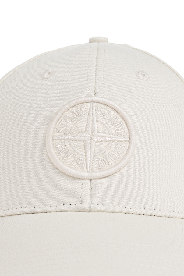 Stone Island cream Baseball cap 4