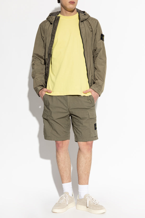 Stone Island YELLOW T-shirt with logo patch 2
