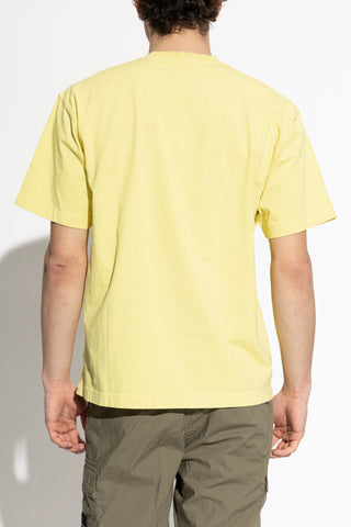 Stone Island YELLOW T-shirt with logo patch 4