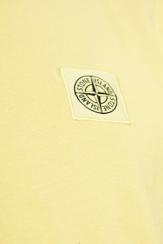 Stone Island YELLOW T-shirt with logo patch 5