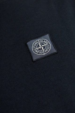 Stone Island NAVY BLUE T-shirt with logo patch 5