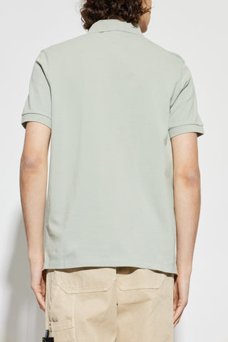 Stone Island GREEN Polo shirt with logo patch 4